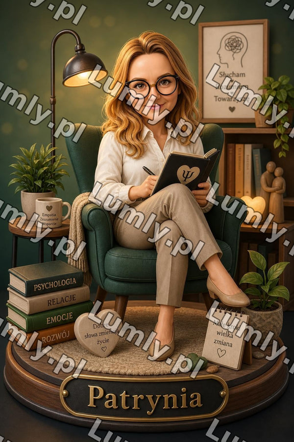 Plakat w drewnianej ramce za szkłem - Rozmiar 30×45 cm