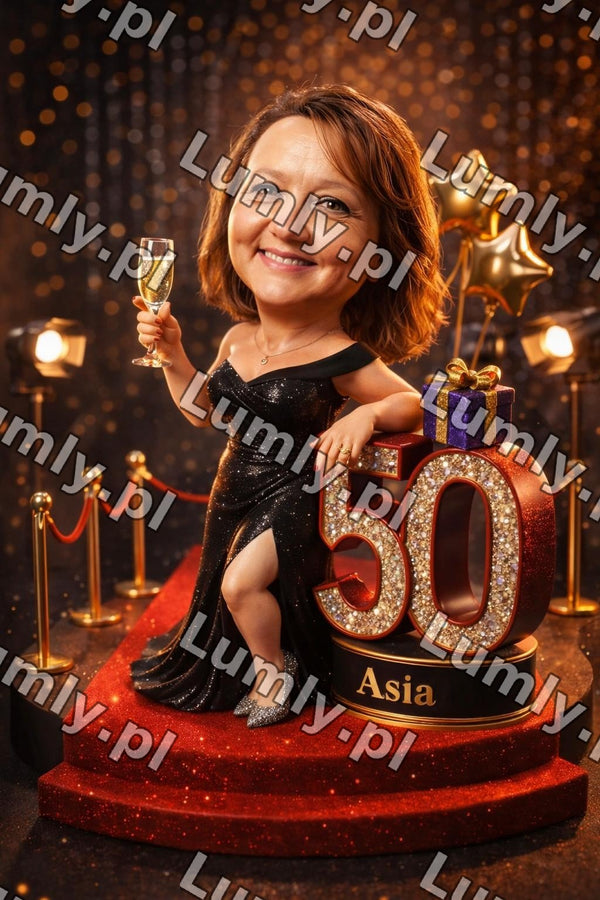 Plakat w czarnej ramce za szkłem - Rozmiar 30×45 cm