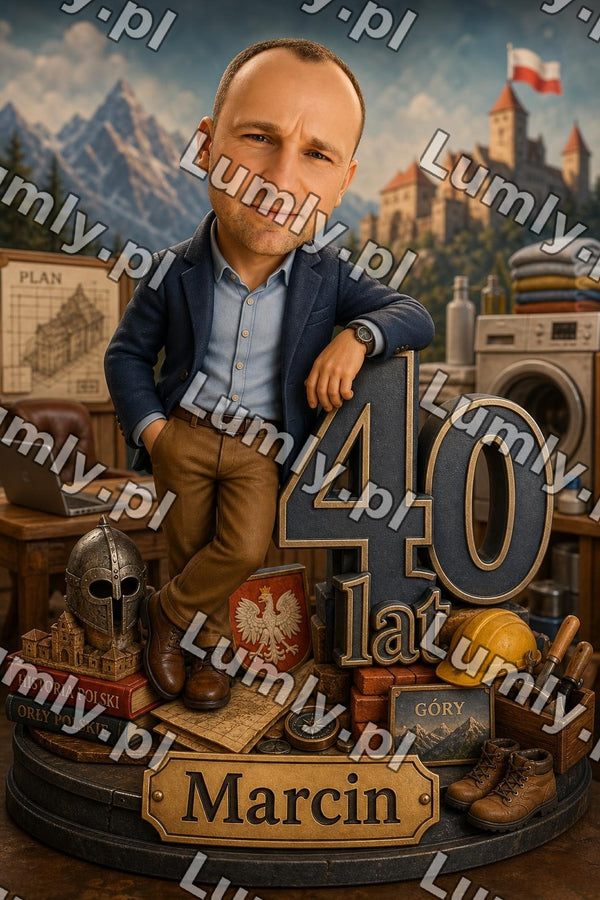 Plakat w czarnej ramce za szkłem - Rozmiar 30×45 cm