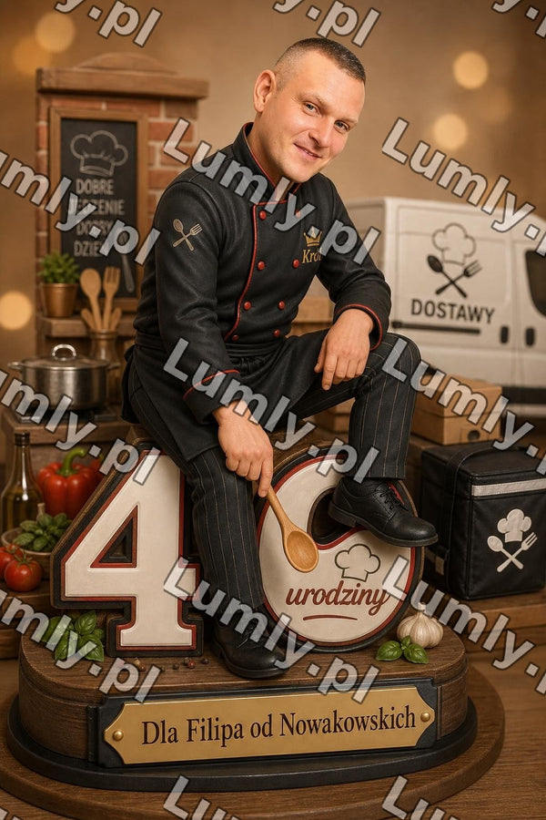 Plakat w drewnianej ramce za szkłem - Rozmiar 30×45 cm