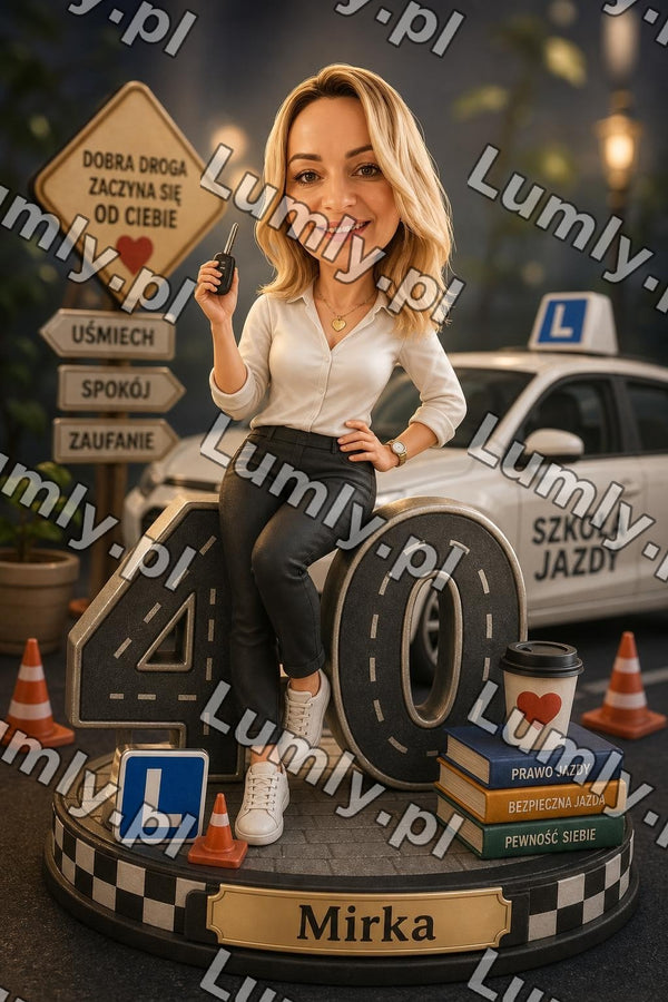 Plakat w czarnej ramce za szkłem - Rozmiar 30×45 cm