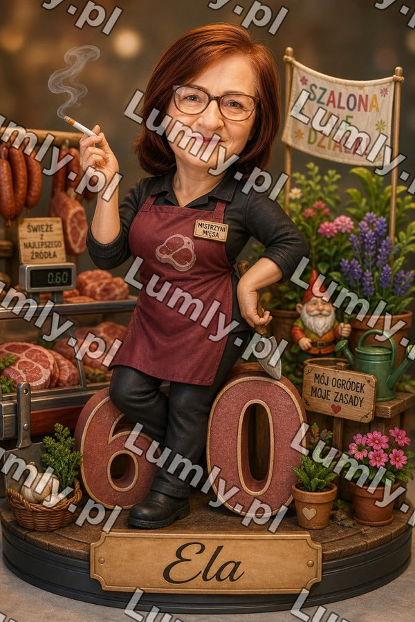 Plakat w drewnianej ramce za szkłem - Rozmiar 30×45 cm