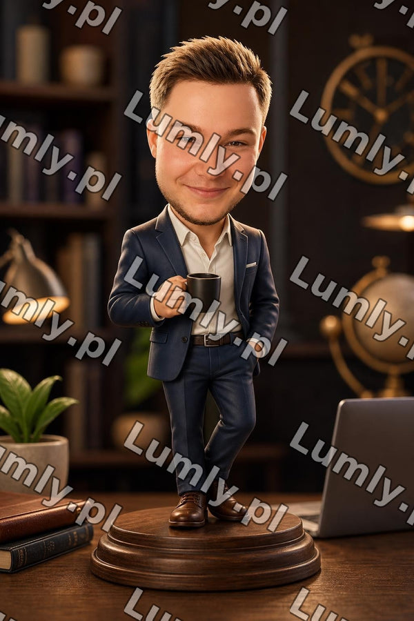 Plakat w drewnianej ramce za szkłem - Rozmiar 20×30 cm