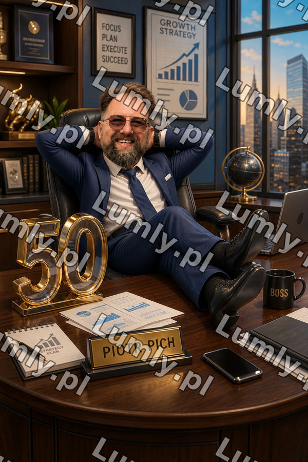 Plakat w drewnianej ramce za szkłem - Rozmiar 40×60 cm