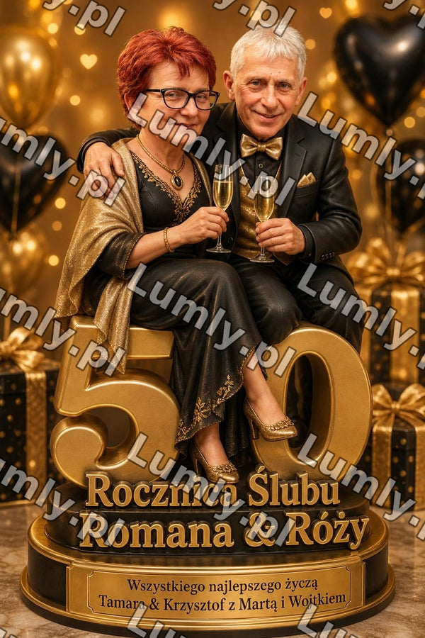Plakat w czarnej ramce za szkłem - Rozmiar 20×30 cm