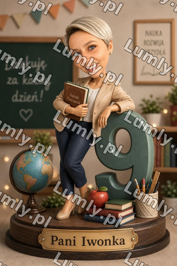 Plakat w drewnianej ramce za szkłem - Rozmiar 30×45 cm