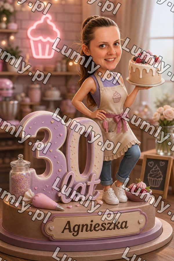 Plakat w czarnej ramce za szkłem - Rozmiar 30×45 cm