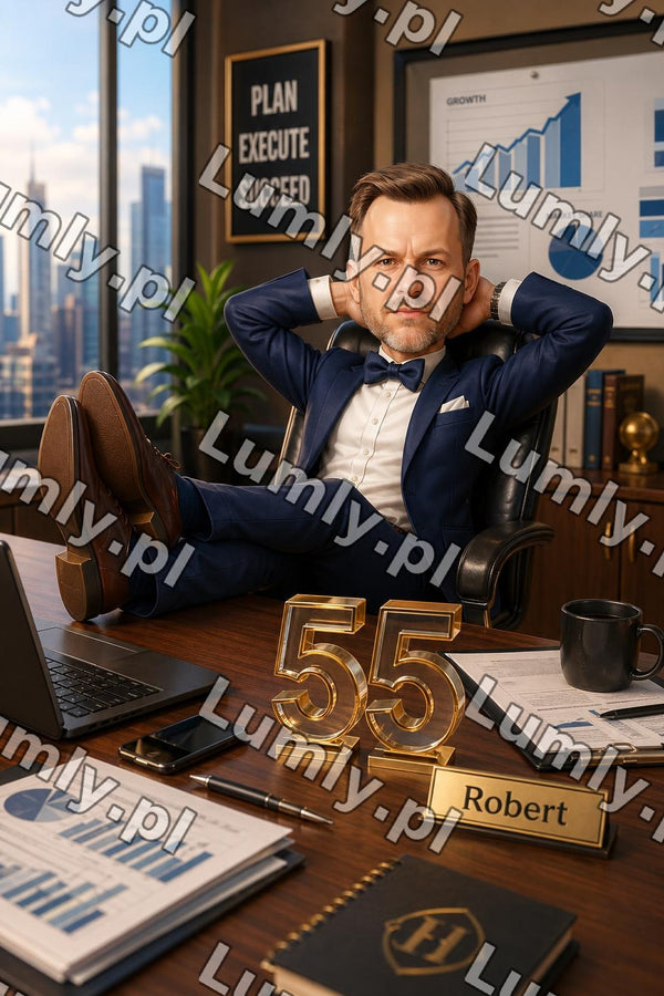 Plakat w czarnej ramce za szkłem - Rozmiar 20×30 cm