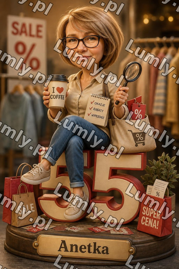 Plakat w czarnej ramce za szkłem - Rozmiar 30×45 cm