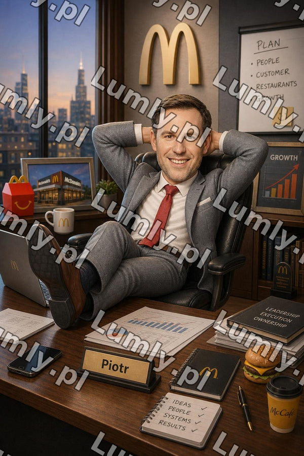 Plakat w czarnej ramce za szkłem - Rozmiar 40×60 cm