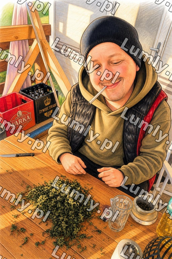 Plakat w czarnej ramce za szkłem - Rozmiar 50×75 cm