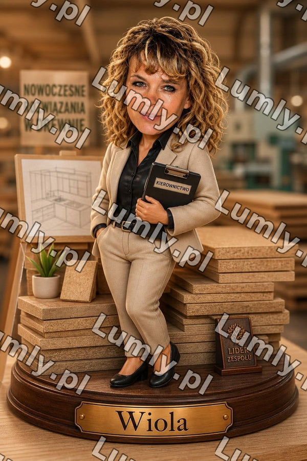 Plakat w drewnianej ramce za szkłem - Rozmiar 30×45 cm