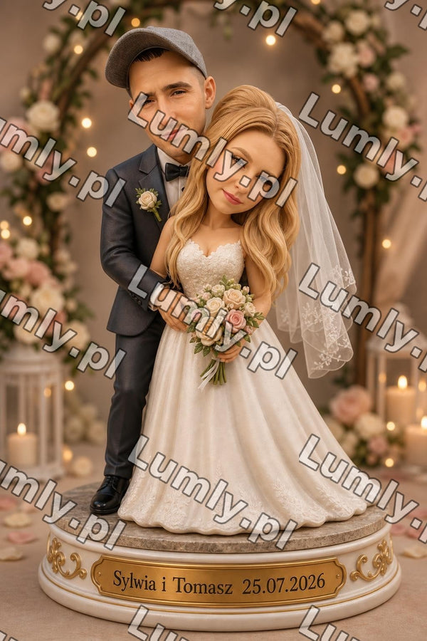 Wydruk na szkle na podstawce LED - Rozmiar 15×21 cm