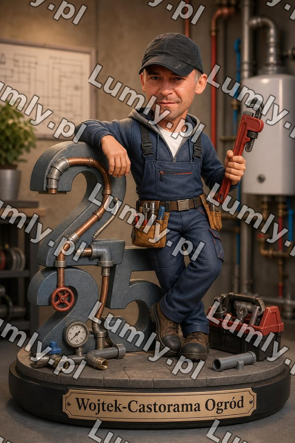Plakat w drewnianej ramce za szkłem - Rozmiar 40×60 cm