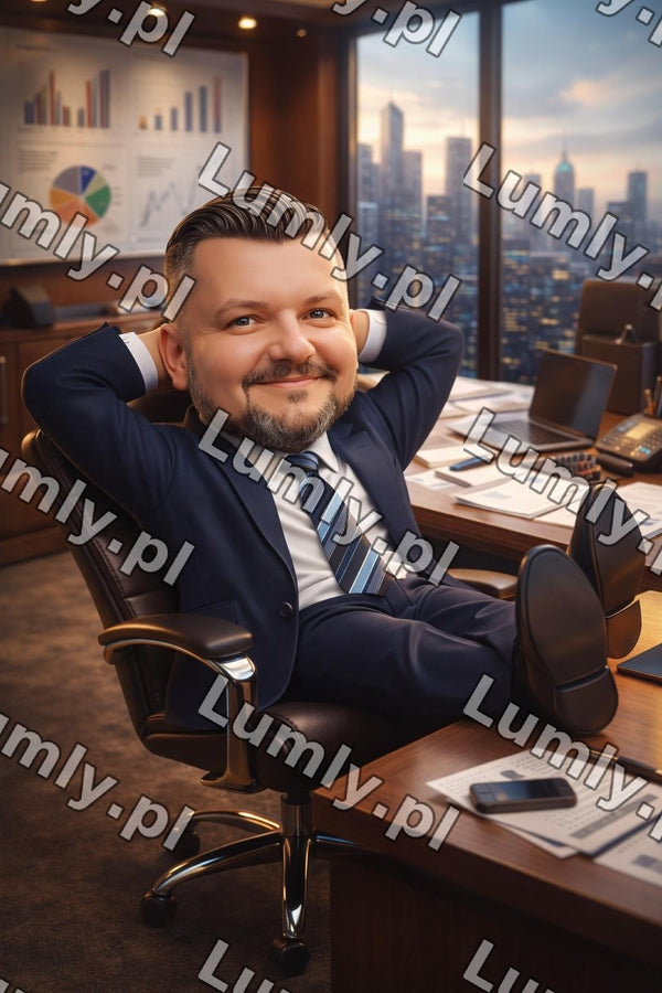 Plakat w czarnej ramce za szkłem - Rozmiar 20×30 cm