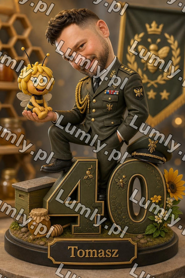 Plakat w czarnej ramce za szkłem - Rozmiar 20×30 cm