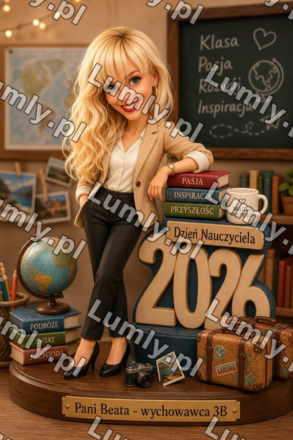 Plakat w czarnej ramce za szkłem - Rozmiar 20×30 cm