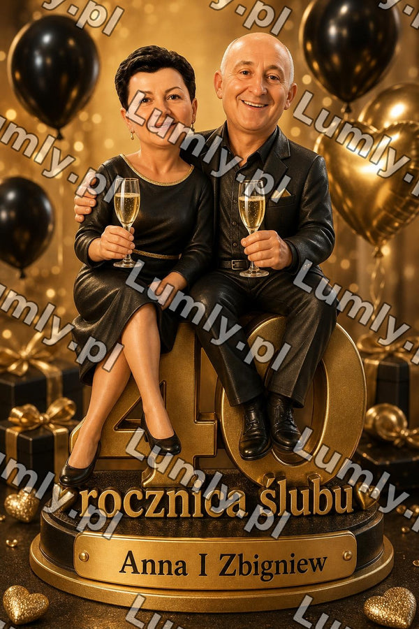 Plakat w czarnej ramce za szkłem - Rozmiar 20×30 cm