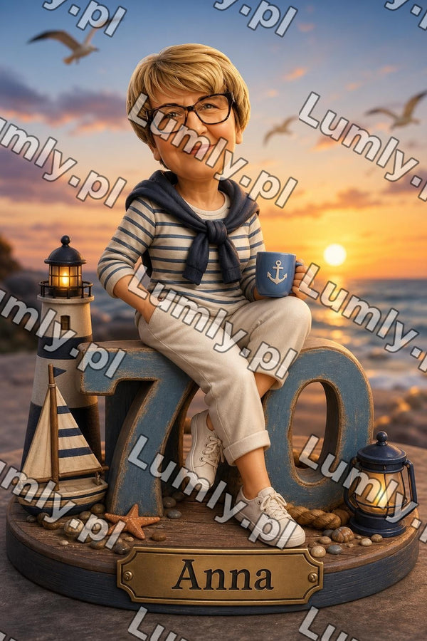 Plakat w drewnianej ramce za szkłem - Rozmiar 30×45 cm