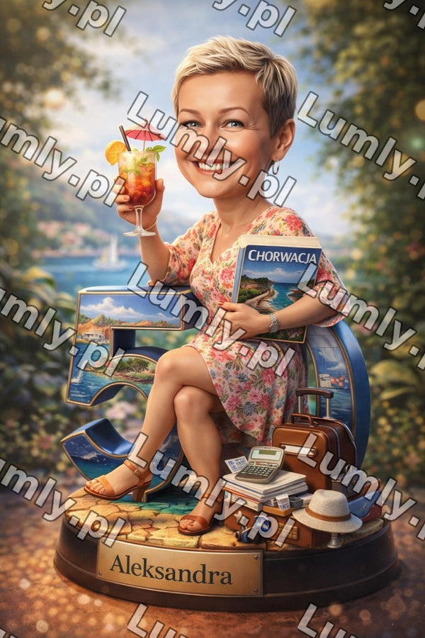 Plakat w czarnej ramce za szkłem - Rozmiar 40×60 cm