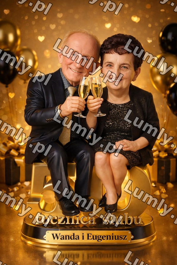 Plakat w czarnej ramce za szkłem - Rozmiar 40×60 cm