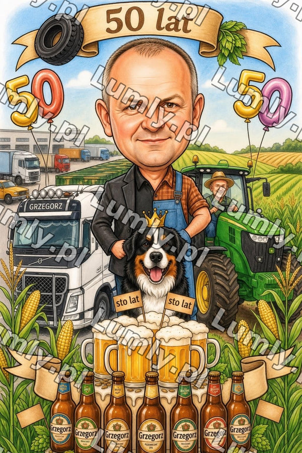 Plik cyfrowy do pobrania - Styl caricature-new