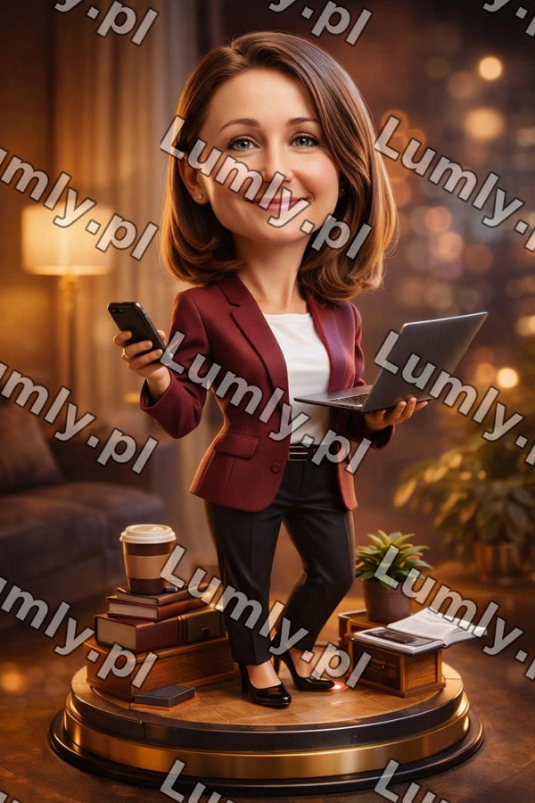 Wydruk na szkle na podstawce LED - Rozmiar 15×21 cm