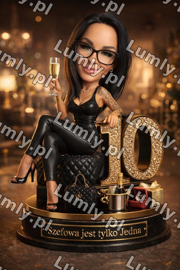 Plakat w czarnej ramce za szkłem - Rozmiar 40×60 cm