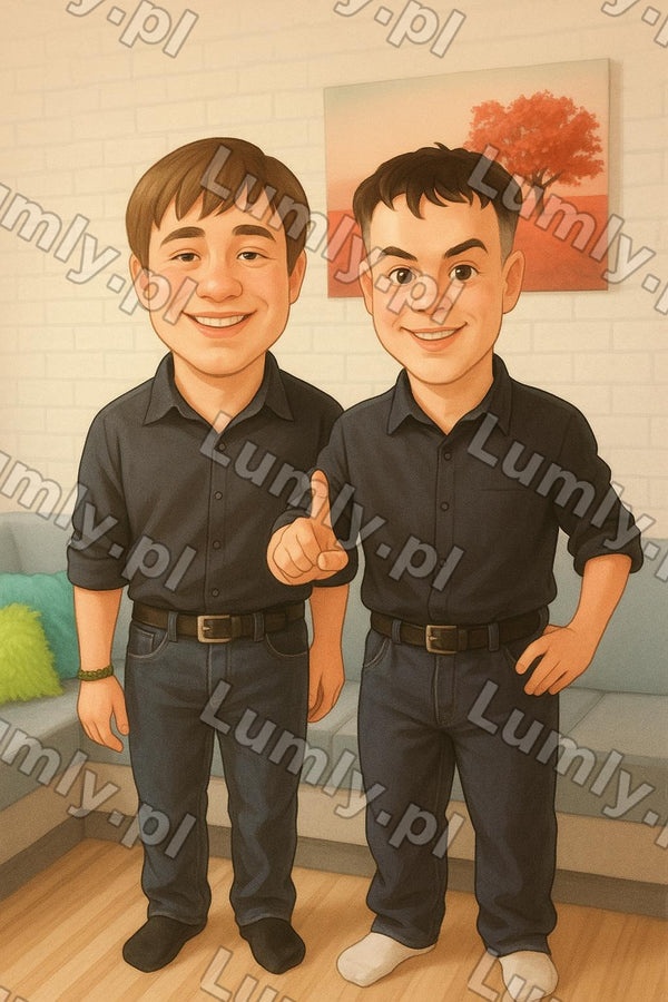 Plakat w czarnej ramce za szkłem - Rozmiar 40×60 cm