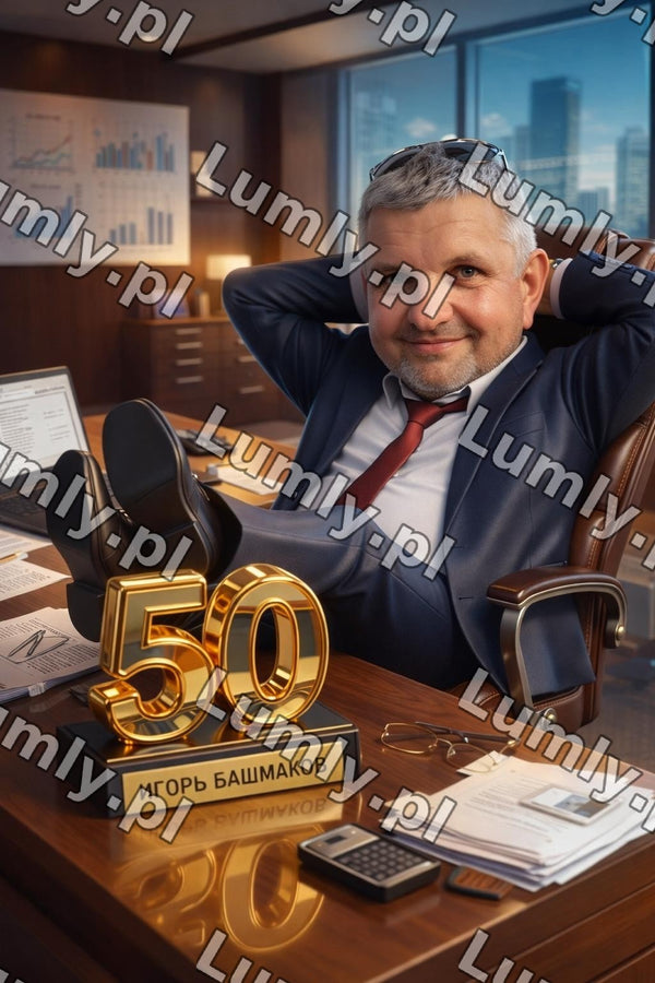 Plakat w czarnej ramce za szkłem - Rozmiar 30×45 cm