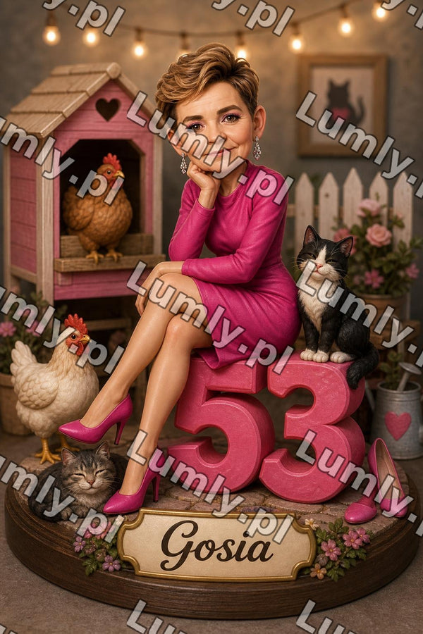 Plakat w czarnej ramce za szkłem - Rozmiar 20×30 cm