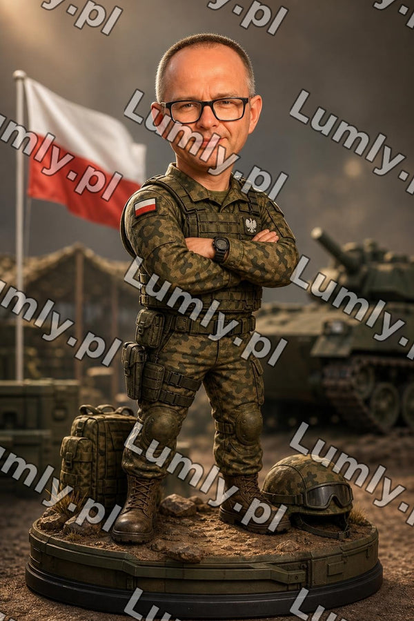 Plakat w czarnej ramce za szkłem - Rozmiar 20×30 cm