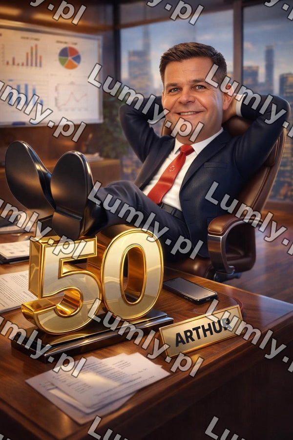 Plakat w czarnej ramce za szkłem - Rozmiar 40×60 cm