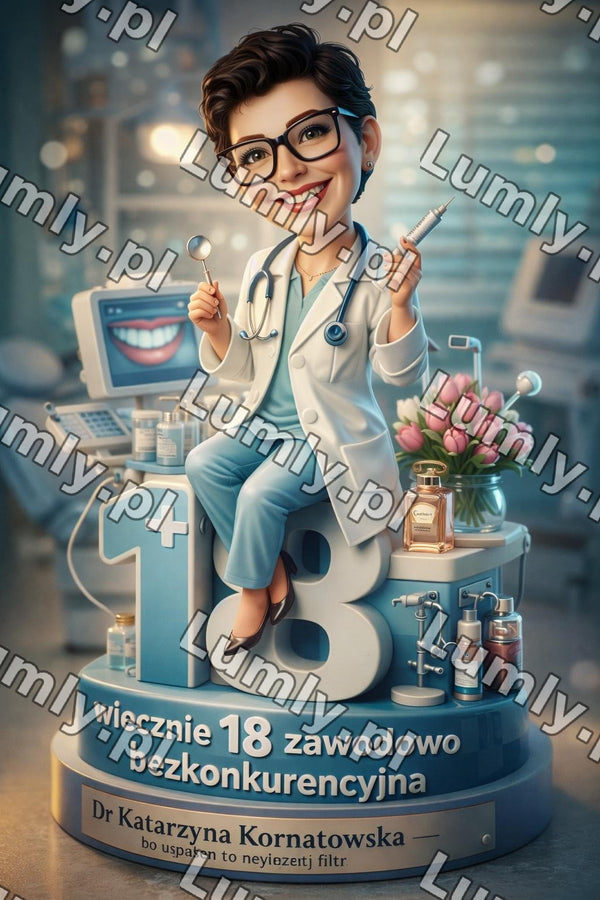 Plakat w białej ramce za szkłem - Rozmiar 40×60 cm