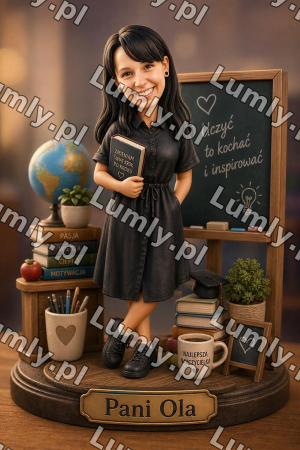 Plakat w czarnej ramce za szkłem - Rozmiar 20×30 cm