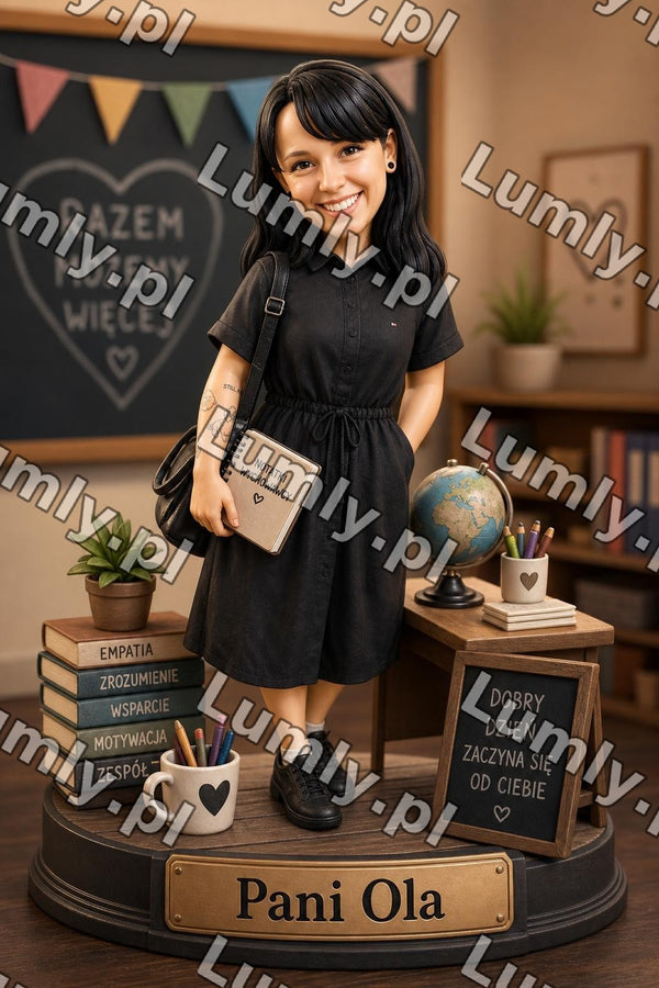 Plakat w czarnej ramce za szkłem - Rozmiar 20×30 cm