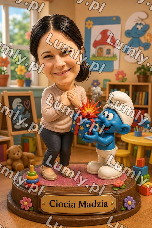 Plakat w drewnianej ramce za szkłem - Rozmiar 20×30 cm
