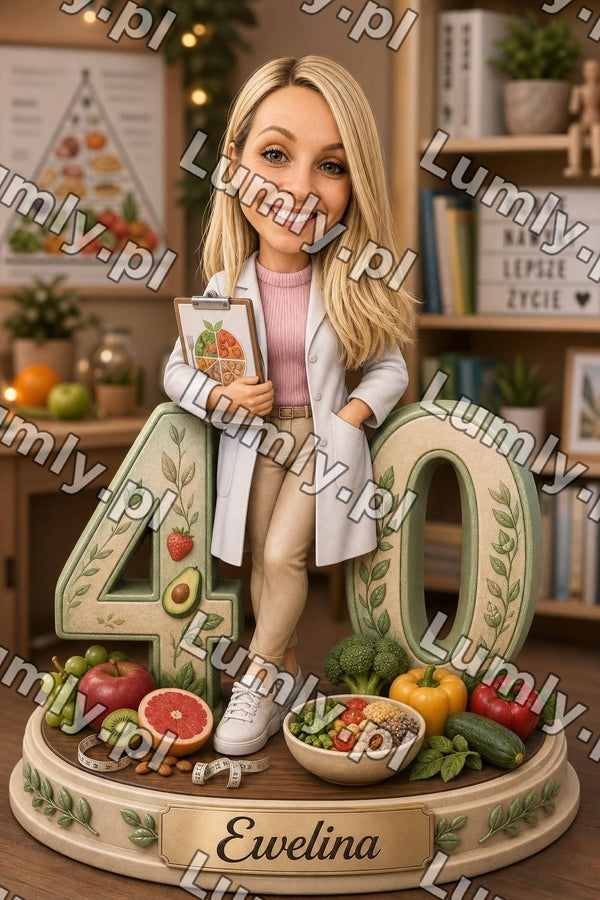 Plakat w białej ramce za szkłem - Rozmiar 30×45 cm
