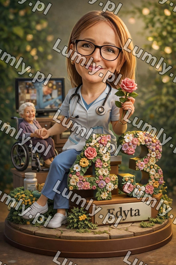 Plakat w czarnej ramce za szkłem - Rozmiar 40×60 cm