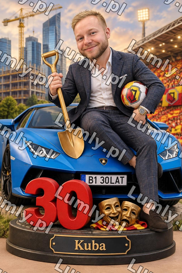 Plakat w czarnej ramce za szkłem - Rozmiar 60×90 cm