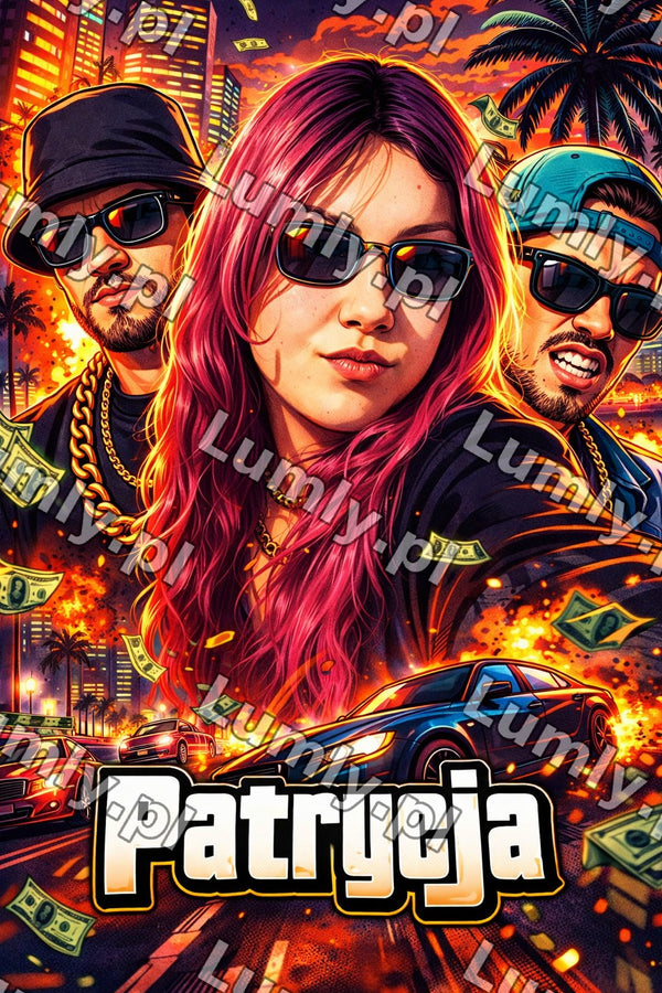 Plakat w czarnej ramce za szkłem - Rozmiar 40×60 cm