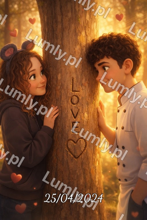 Plakat w drewnianej ramce za szkłem - Rozmiar 40×60 cm