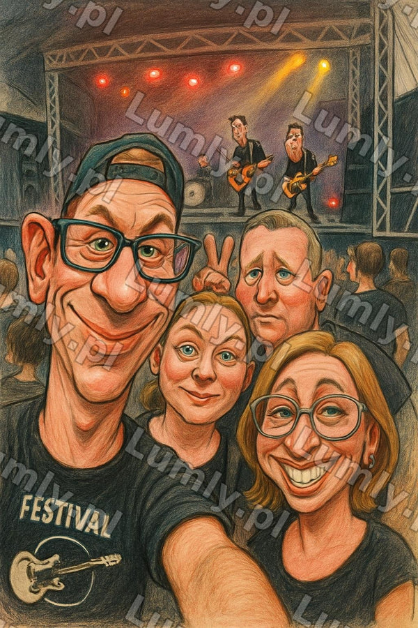 Produkt cyfrowy - Styl karykatura