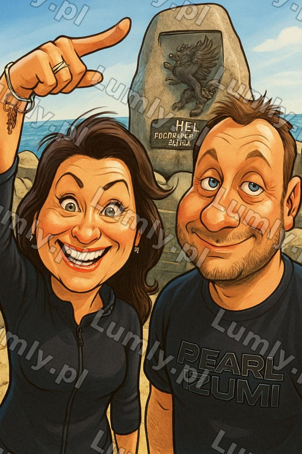 Produkt cyfrowy - Styl karykatura