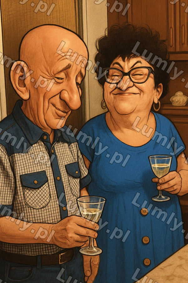 Produkt cyfrowy - Styl karykatura