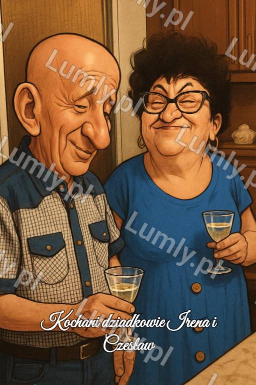 Produkt cyfrowy - Styl karykatura