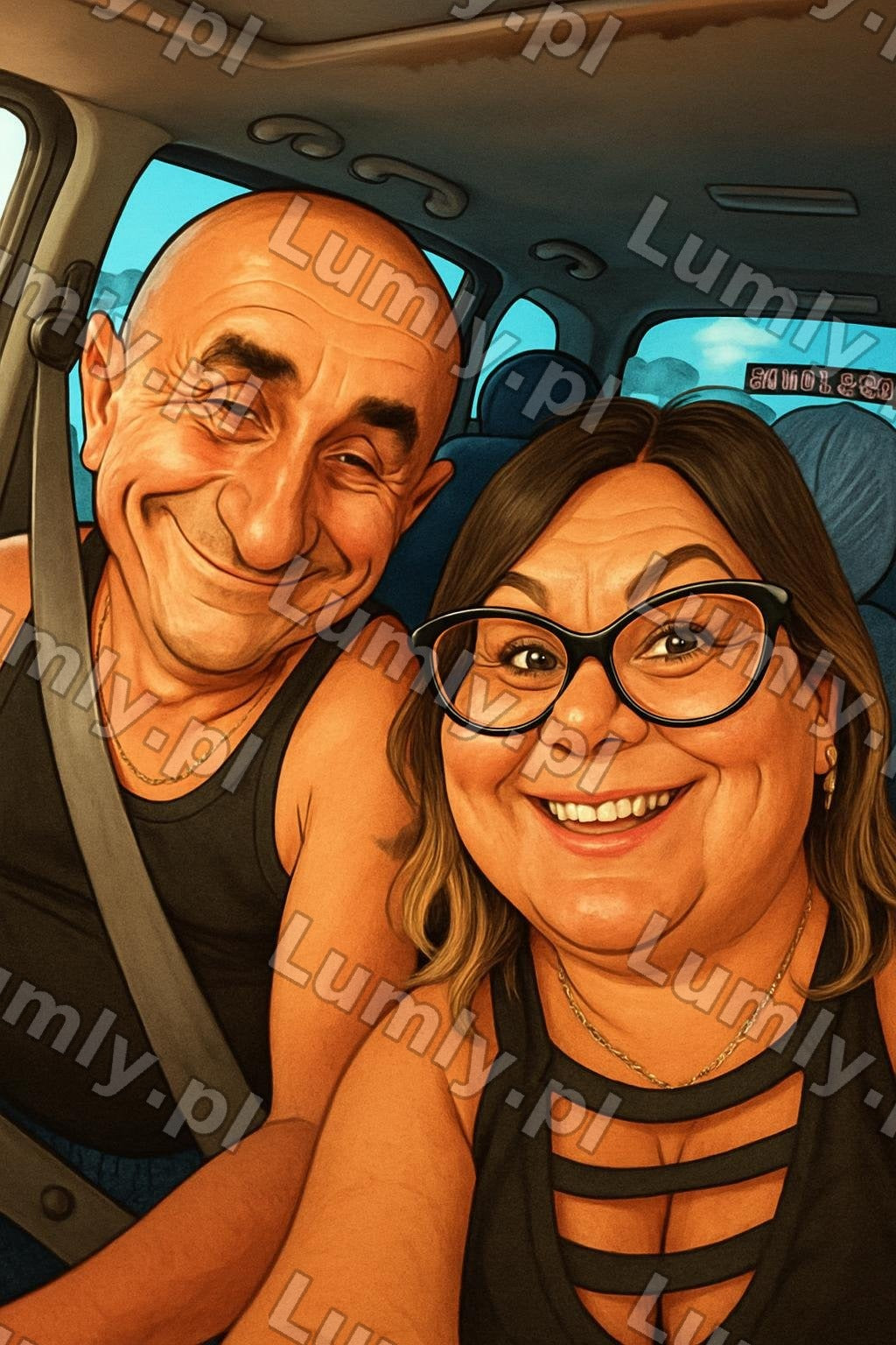 AI karykatura for Obrazzezdj - 80207483