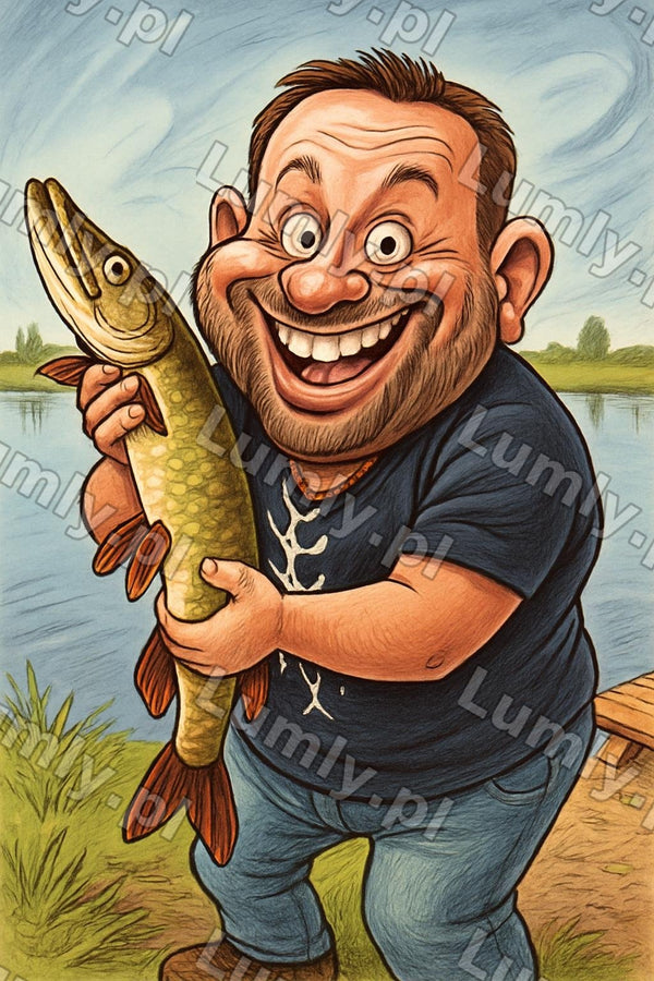 Produkt cyfrowy - Styl karykatura