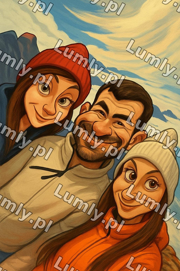 Plakat w czarnej ramce za szkłem - Rozmiar 20×30 cm