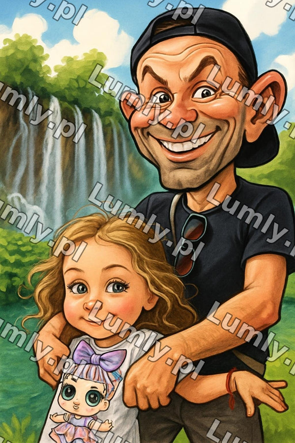 Plakat w drewnianej ramce za szkłem - Rozmiar 30×45 cm